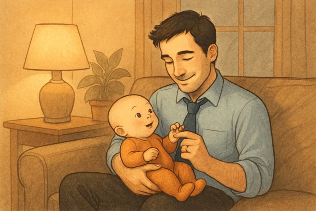 How Dads Working Long Hours Can Still Build a Powerful Bond With Their Baby