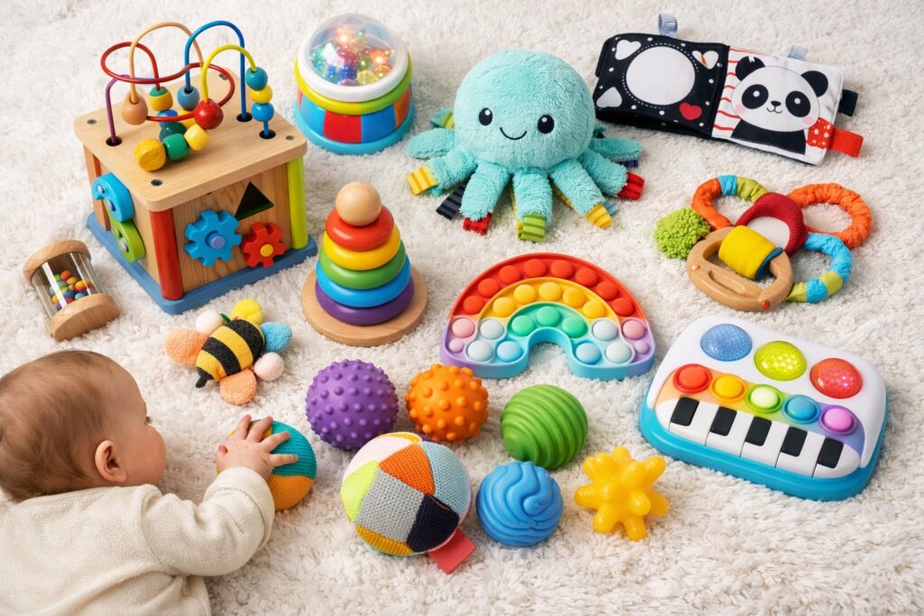 Top Sensory Toys That Stimulate Baby’s Mind and Motor Skills
